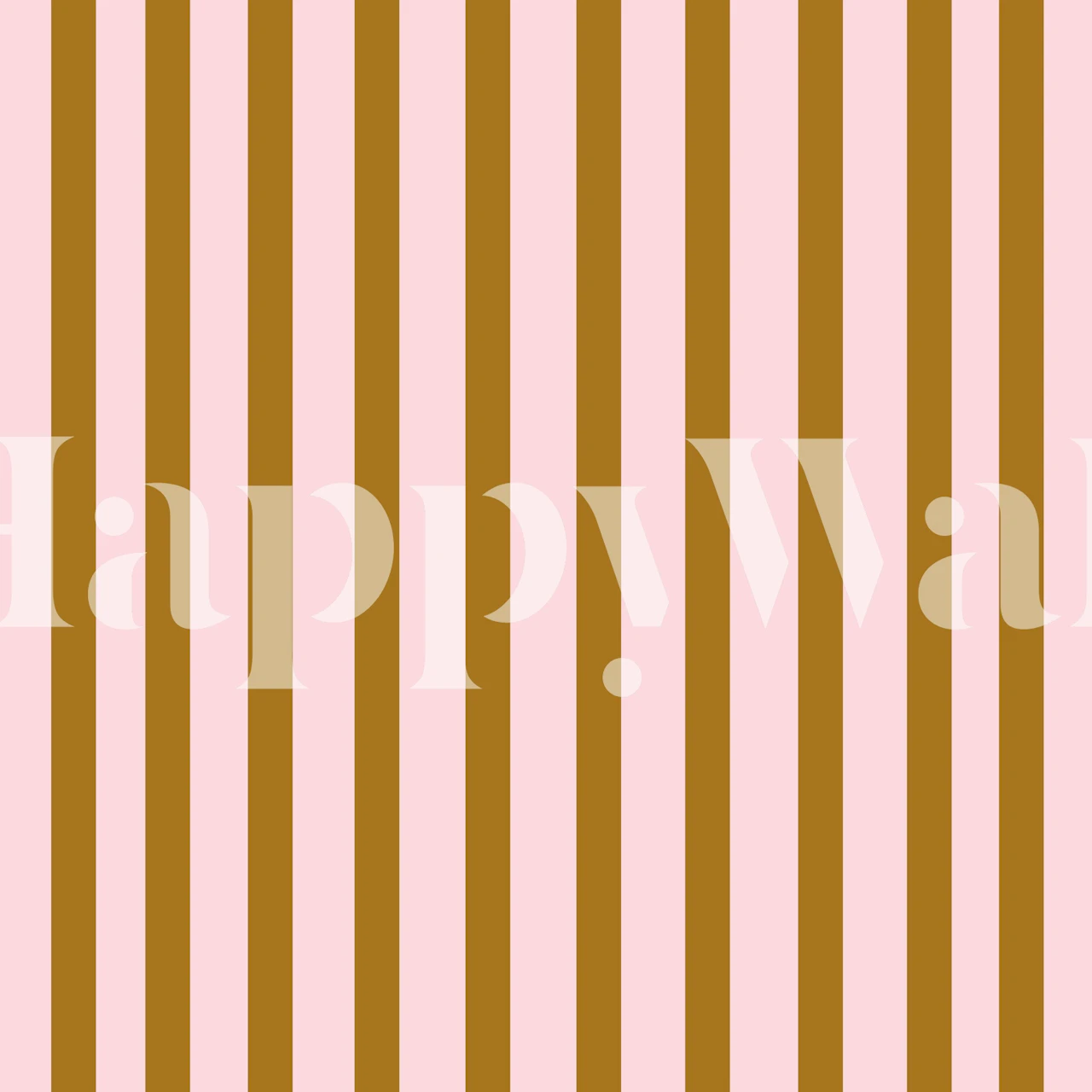 Vertical stripes in blush pink and brown wallpaper