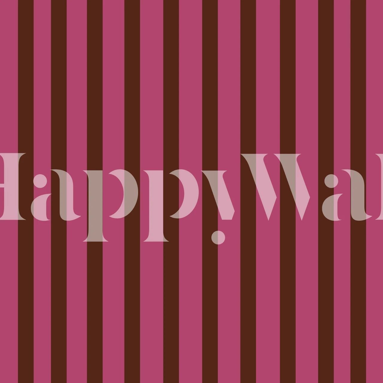 Burgundy Chocolate Stripes tapet i et rom