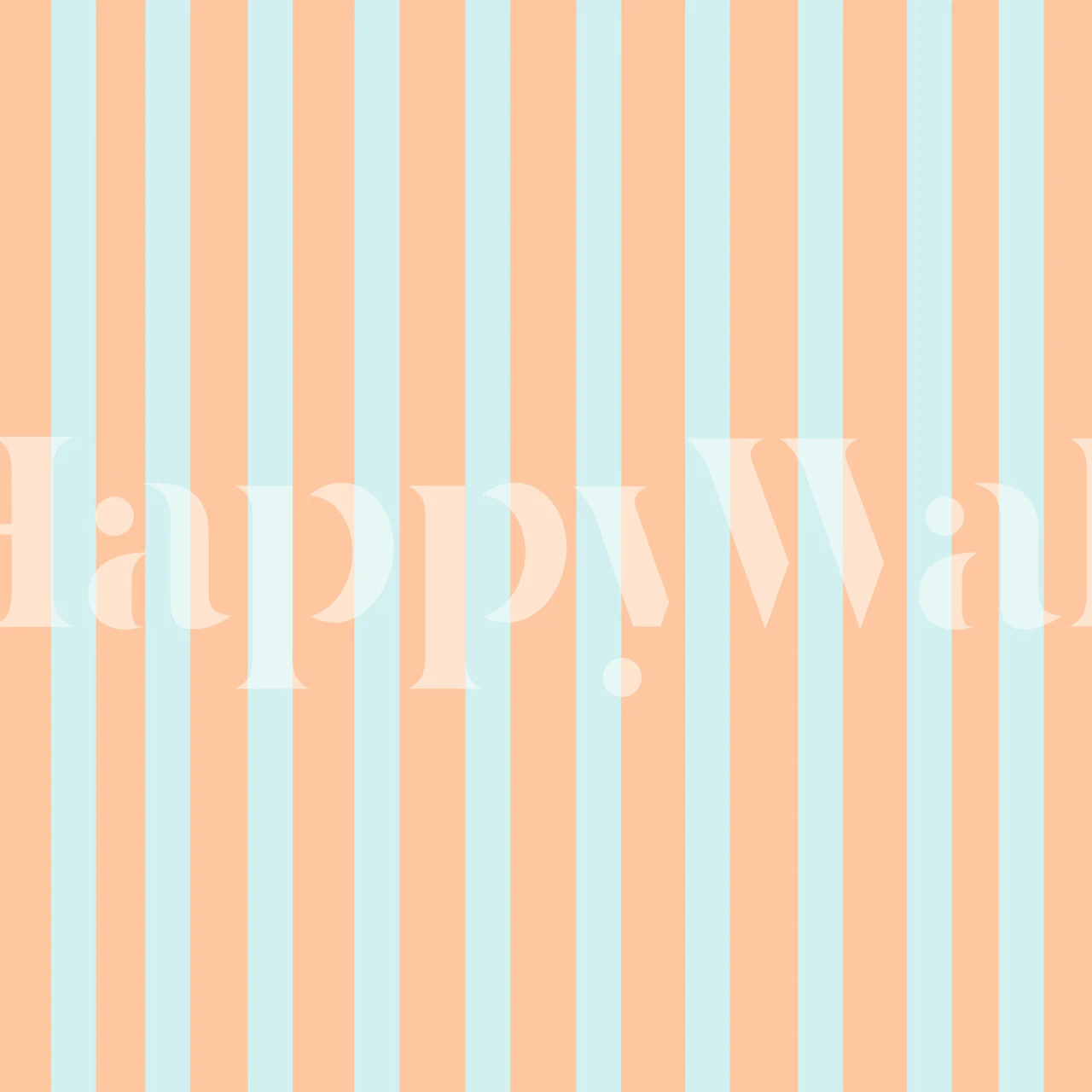 Soft Pastel Stripes wallpaper in a room