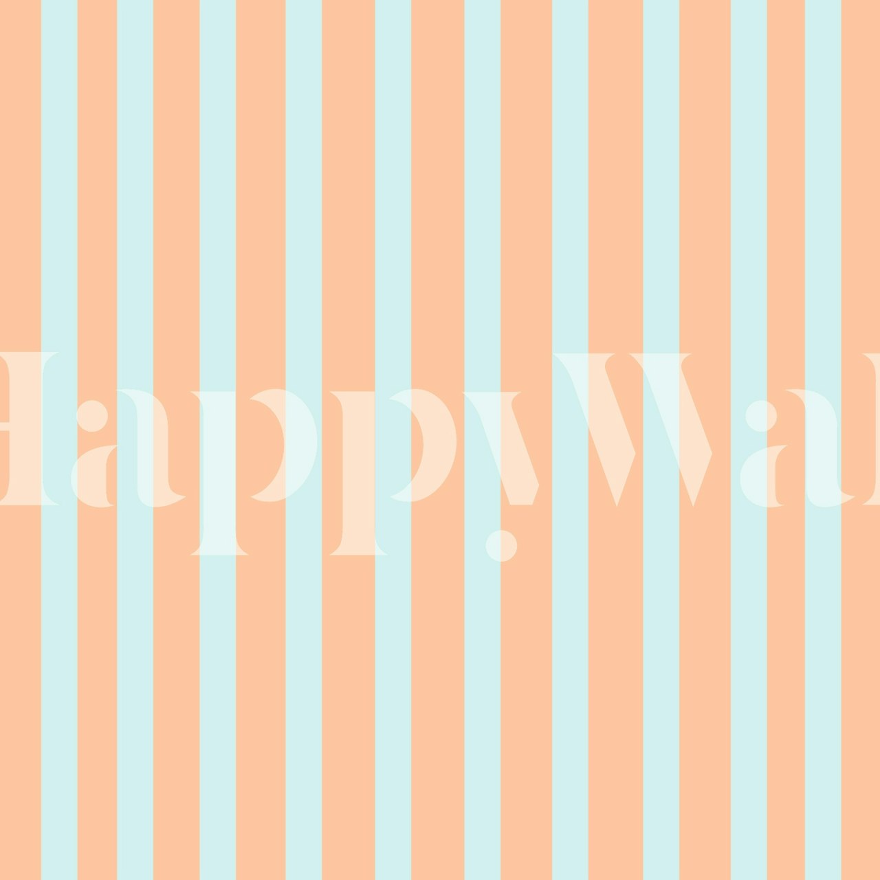 Soft Pastel Stripes wallpaper in a room