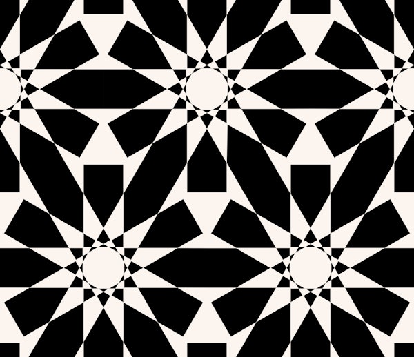 Retro Starburst Motif