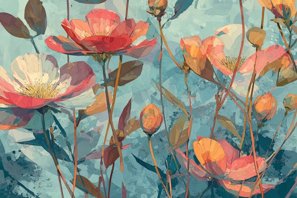 Blooming Blue Serenity