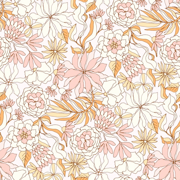 Blush Garden Serenity