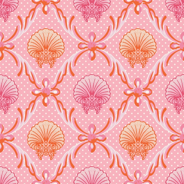 Coquette Seashell Hot Pink