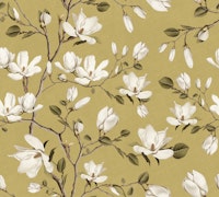 Magnolia Grove in Sand Yellow carta da parati