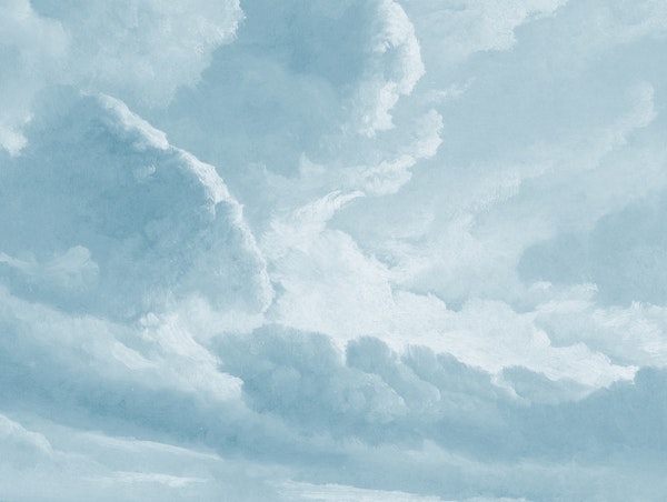 Calming Blue Cloudscape