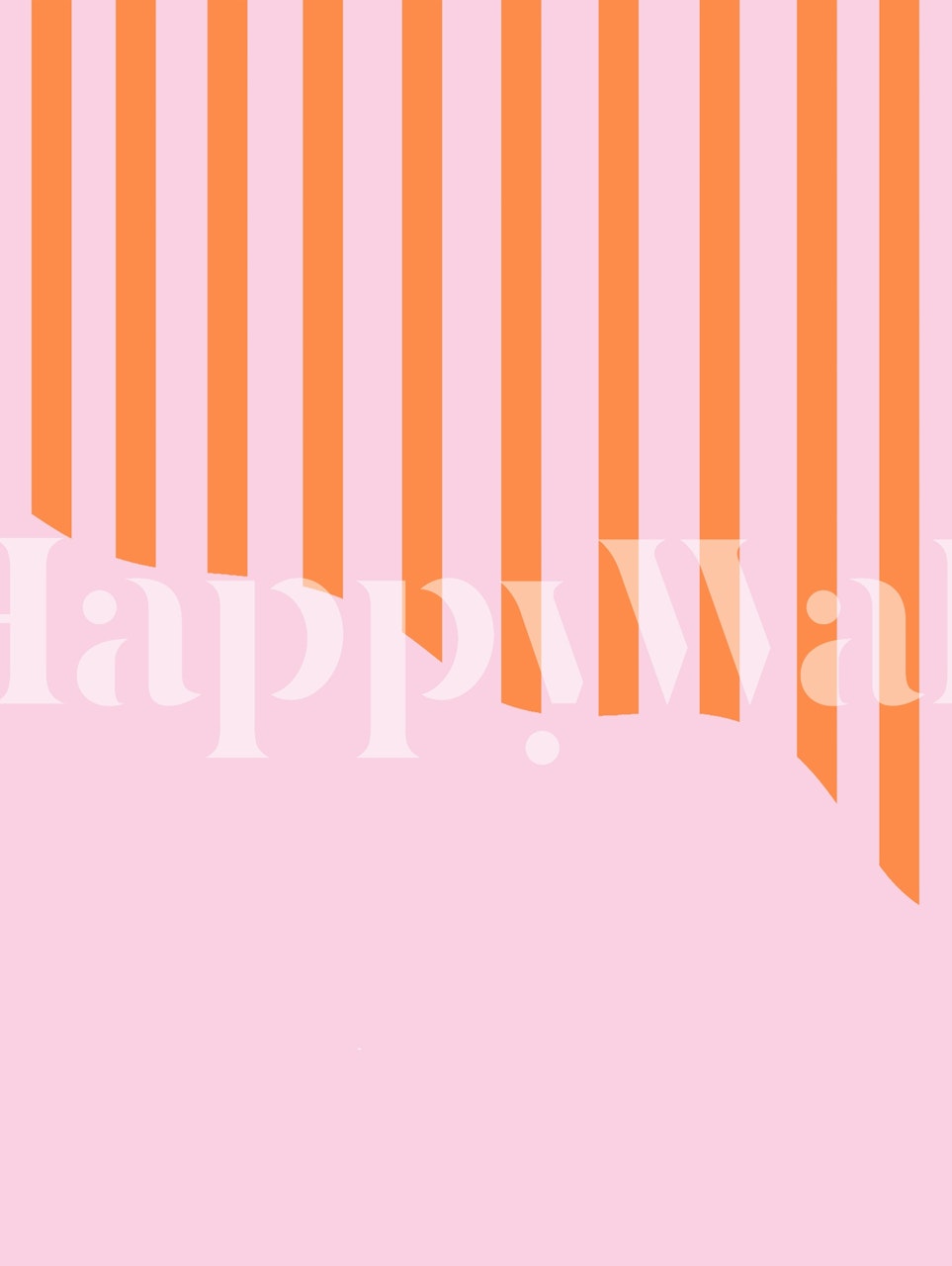 Pink and orange vertical striped wallpaper with a gradient effect