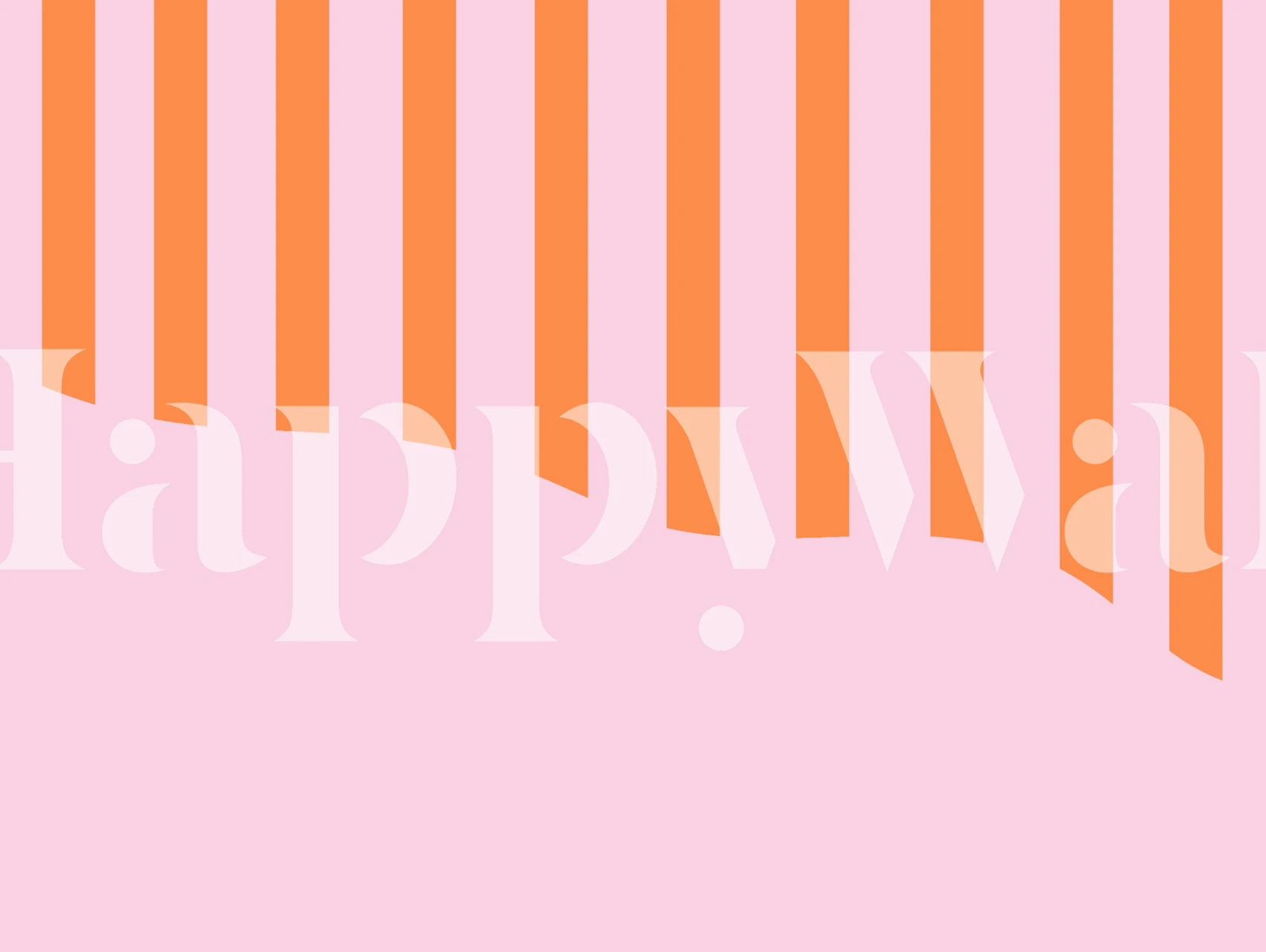 Modern Stripe Delight tapetdesign i et rum