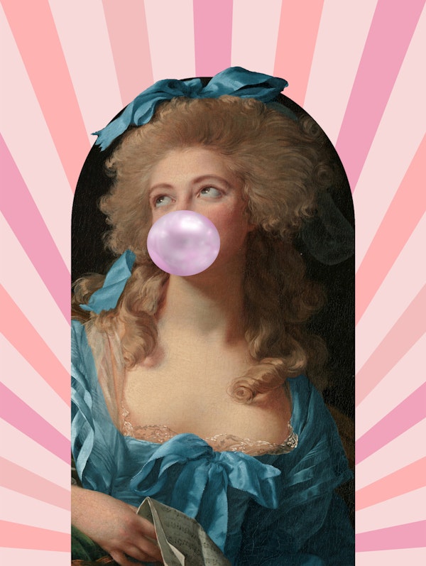 Classic Charm Bubble Gum Art