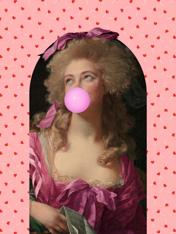 Vintage Pop Art Lady