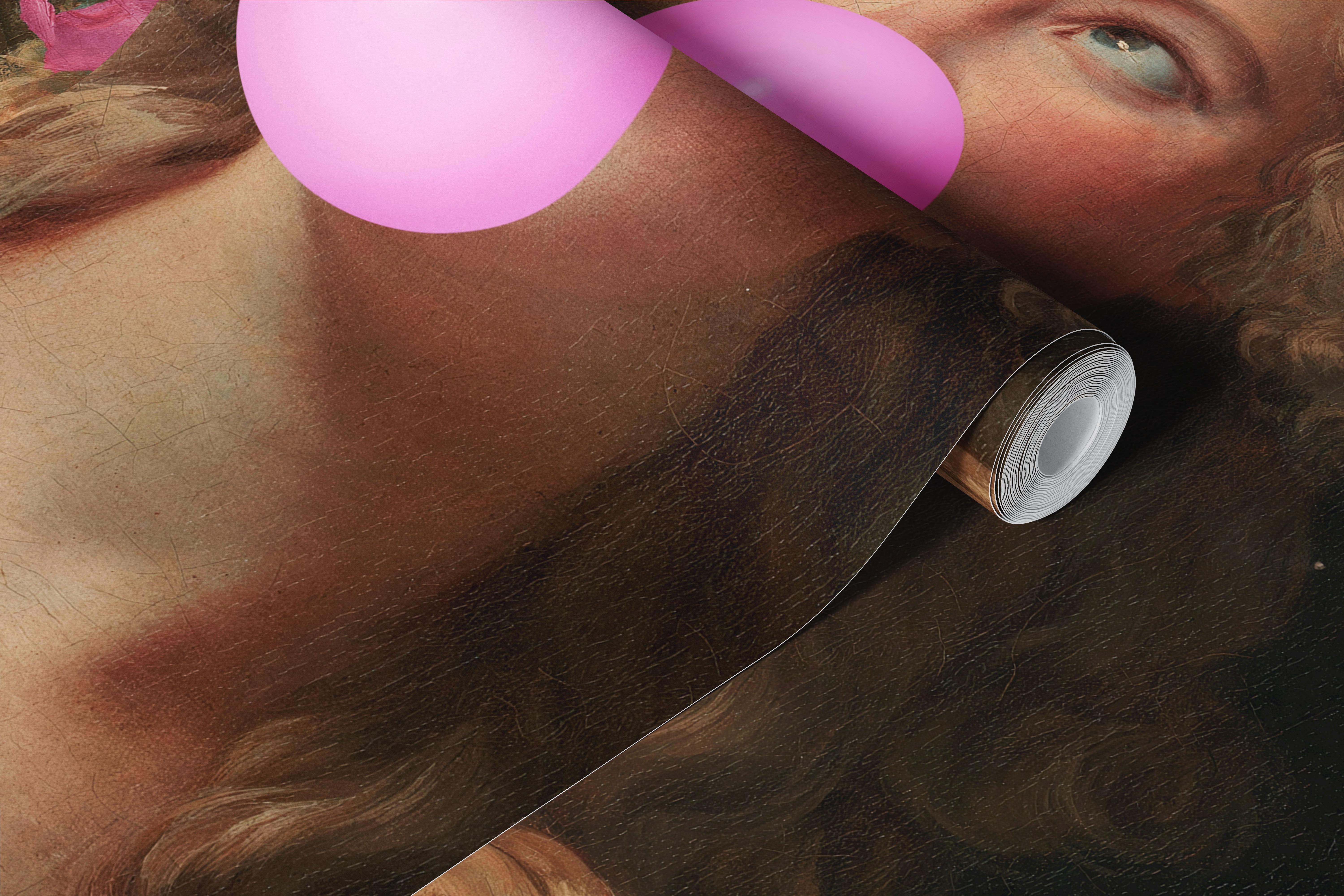 Tapeta Vintage Whimsy Portrait v místnosti