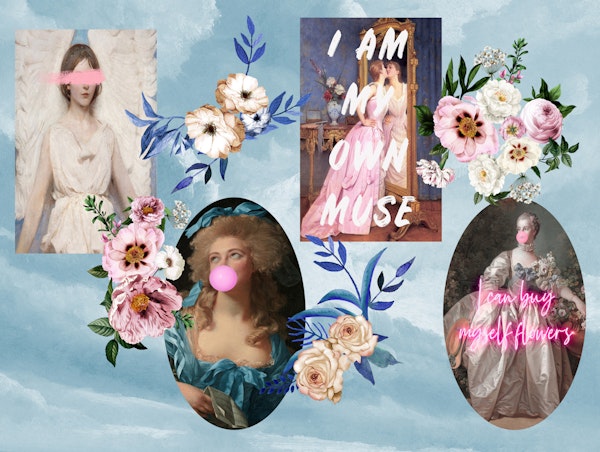 Elegant Muse Collage