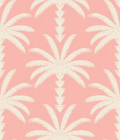Blush Palm Springs Cute Pink Palms Boho wallpaper