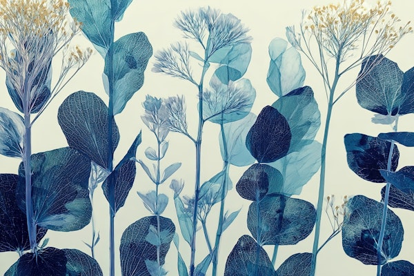 Blue Botanica Leaves