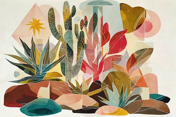 Desert Bloom Collage