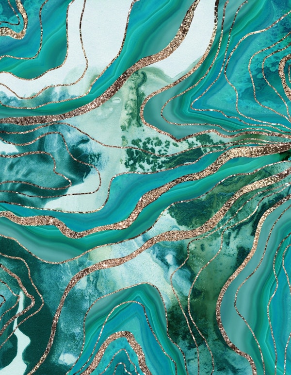 Liquid Marble Agate Glam 5