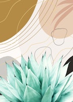 Abstract Agave Glam 2 wallpaper