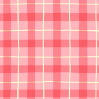 pink gingham handdrawn plaid tapete