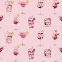 Glam Cocktails Theme tapete