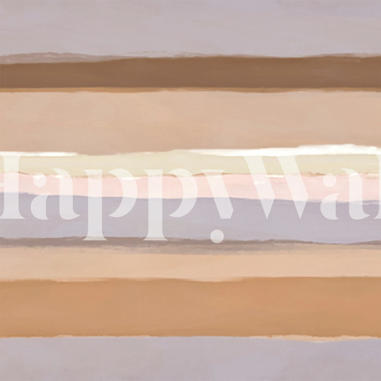 Mauve en warme neutrale behangontwerp in een kamer