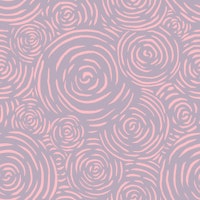 Ripples in Pink And Purple Garden Pond wallpaper