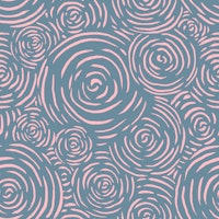 Ripples In Blue and Pink in a Garden Pond wallpaper