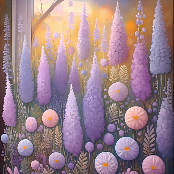 Magical Lavender Garden