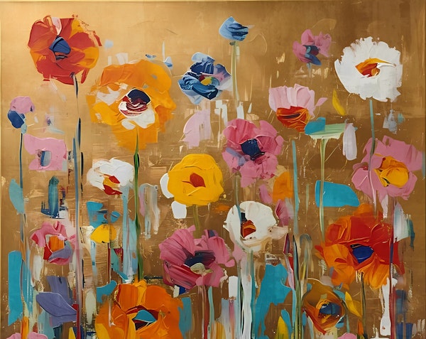 Colorful Abstract Flowers 1