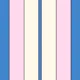 Cobalt and Pink Retro Stripe Joy