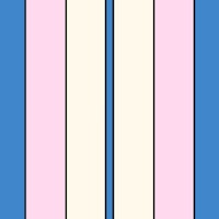 Cobalt and Pink Retro Stripe Joy wallpaper
