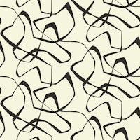 Japandi imperfect lines soft black cream XL papel pintado