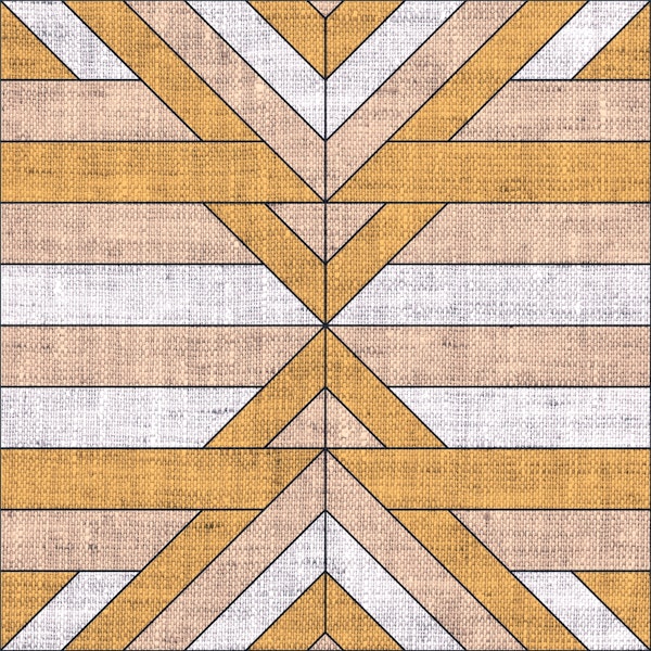 Geometric on Grunge Textile