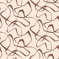 Japandi imperfect lines pecan brown XL papel pintado