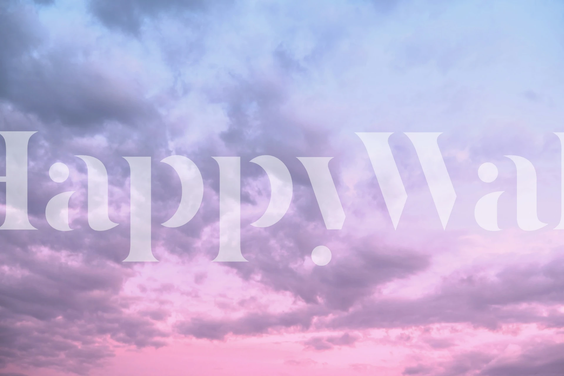 Dreamy Clouds 16 wallpaper in a room