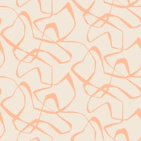 Japandi imperfect lines peach fuzz XL tapet