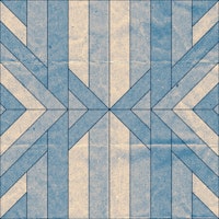 Old Paper Geometric Blue papiers peint