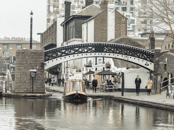 Canalside View in Birmingham