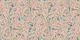 abstract palm leaves and fruit brown teal