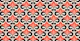 Elegant Modern Retro Bloom Red Navy