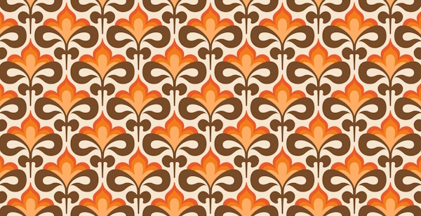 Warm Vintage Floral Symphony