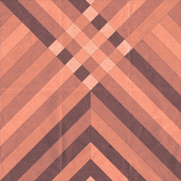 Old Paper Geometric Pink Tones