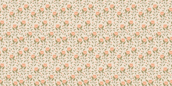 Soft Pink Floral Wallpaper for Vintage Decor