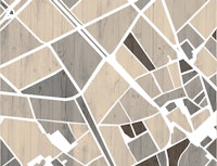 Barcelona City Center Map carta da parati