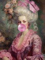Renaissance Marie Antoinette Pop Art ταπετσαρία