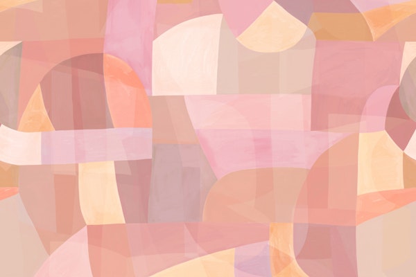 Desert Dusk Painterly Geometric