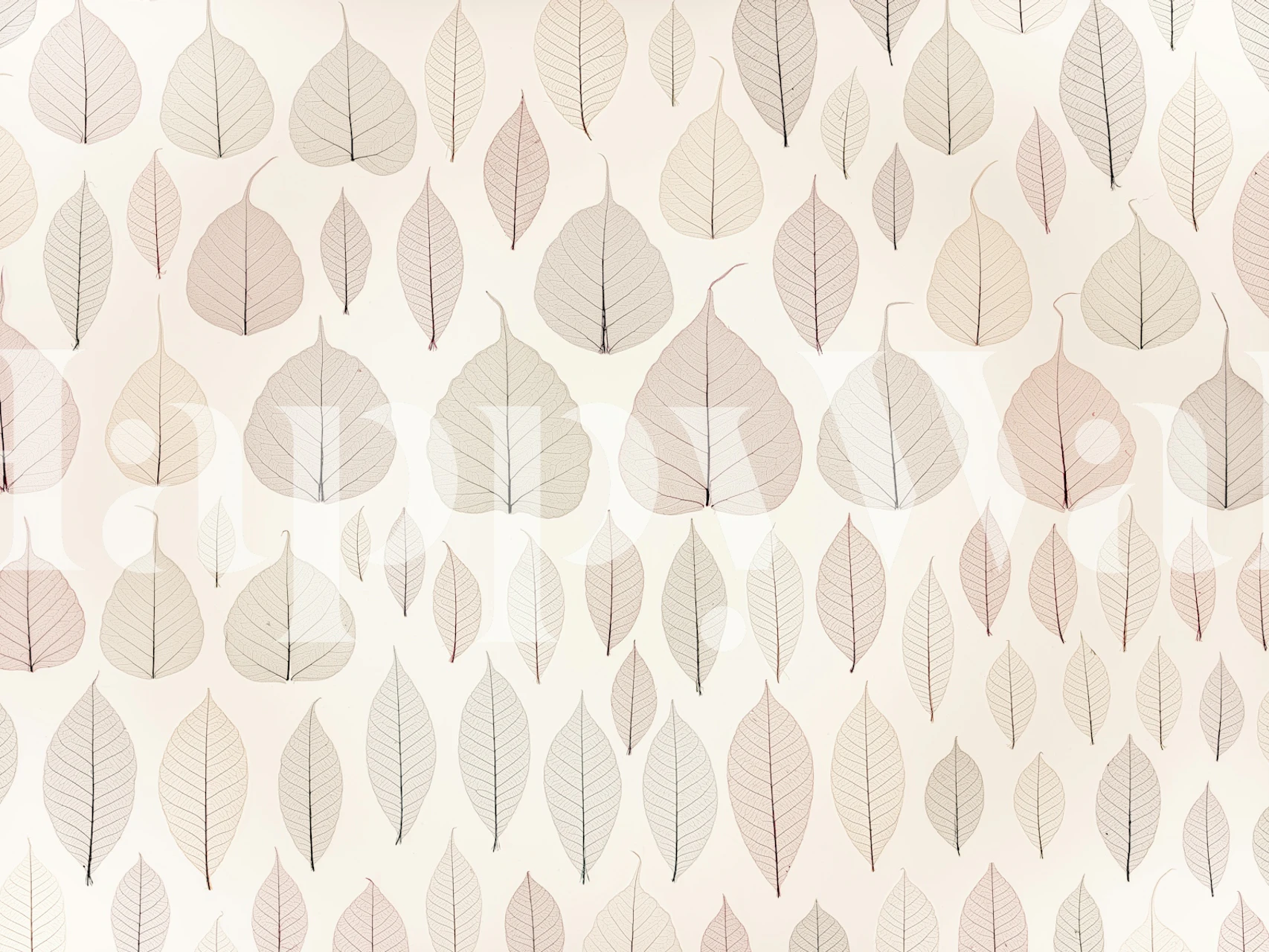 Rustic Leaf Collection Tapetdesign