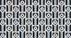 Retro geometric tulips black and white