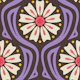 Colorful Floral Fiesta in Purple - S