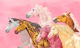 Bold Pink Horse Art