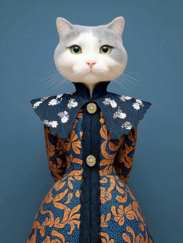 Aristocratic Cat Charm